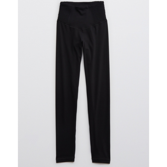 NWT Aerie OFFLINE Real Me Smocked Legging, Size XSmall, Color Black - Picture 2 of 10
